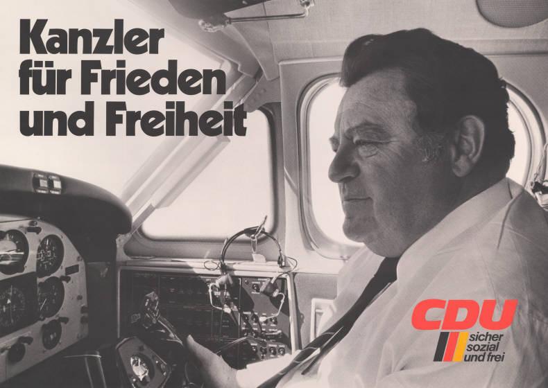 Wahlkampfplakat Franz-Josef Strauß 1980